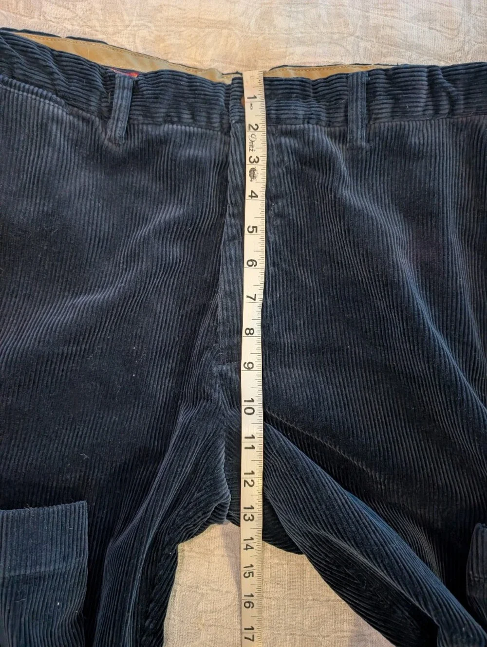 Polo Ralph Lauren Pants Blue Corduroy Cords Preston Pant Boho Casual 40 x 32